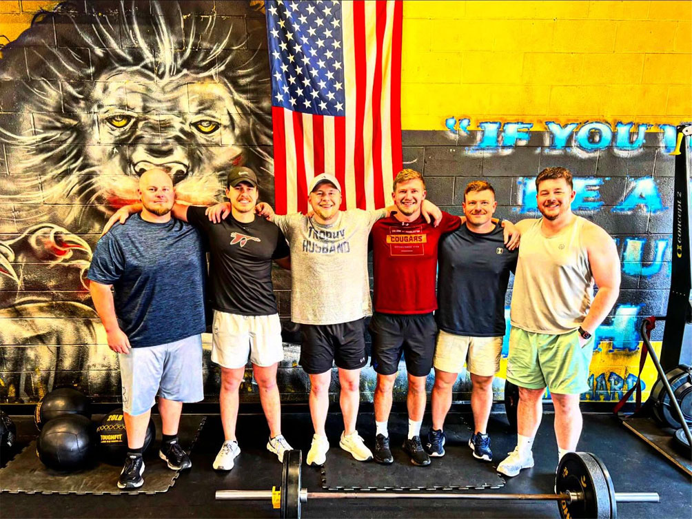 Adult member over 40 training at Prime Intensity Training in Conshohocken PA with coach